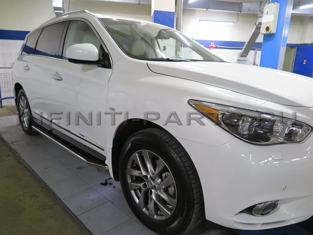 Установка порогов навесных на Infiniti JX35 (QX60) | Infiniti - parts